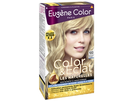 Color & Eclat Les Naturelles Tintura Permanente Muito Longa Duração Cor: 100 Loiro Natural Muito Muito Claro EUGÈNE COLOR
