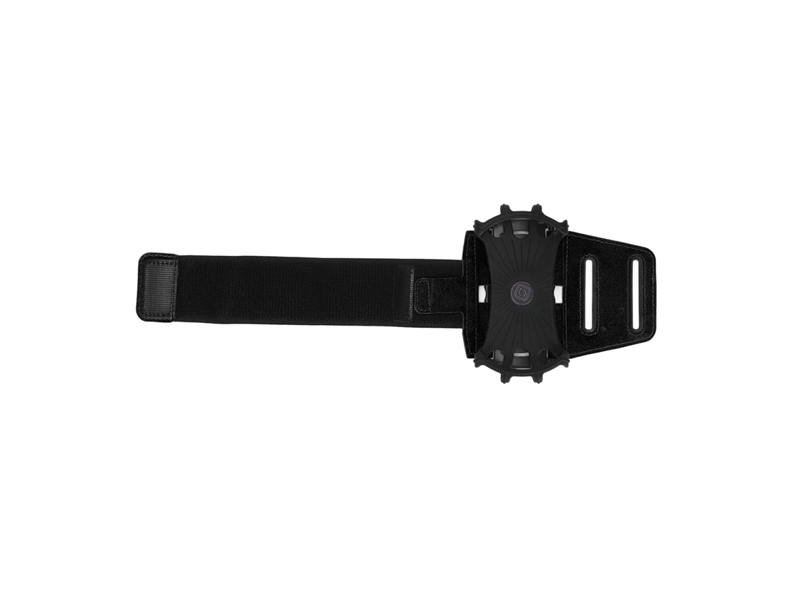 Aetheria braçadeira para Celular Giratória 360 Graus para Corrida com Suporte e Armazenamento de Cabo Preto Grande