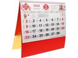Calendário De Parede Do Ano Novo Chinês De 2025 Com Lembrete De Aniversário Para Casa E Escritório. Gokoco