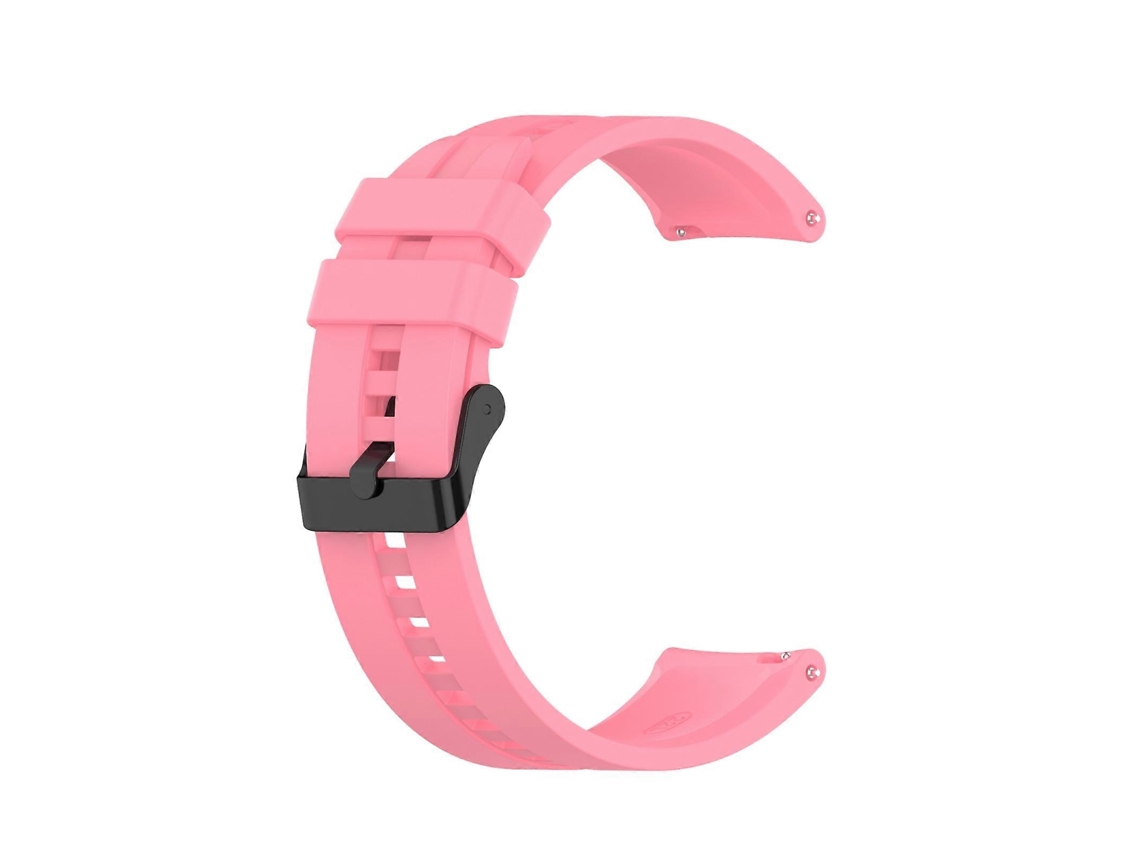 Pulseira De Silicone Para Huawei Watch Gt 2 Pro Com Fivela De Aço Preta (branca)