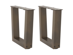 Coffee Table Leg, Coffee Table Legs Vidaxl Marrom Aço (30 X (30-31.3) Cm)