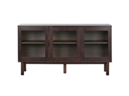 Buffet MDF com vidro, ALEXANDRA HOUSE LIVING, 140x40x75cm