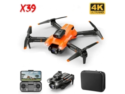X39 Mini Drone Bestvite Com Câmera 4k 360° Para Evitar Obstáculos (duração Da Bateria 15 Min Laranja)