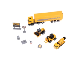 Aetheria-conjunto De Brinquedos Veículos De Engenharia Caminhão Container Presente Infantil Tipo B