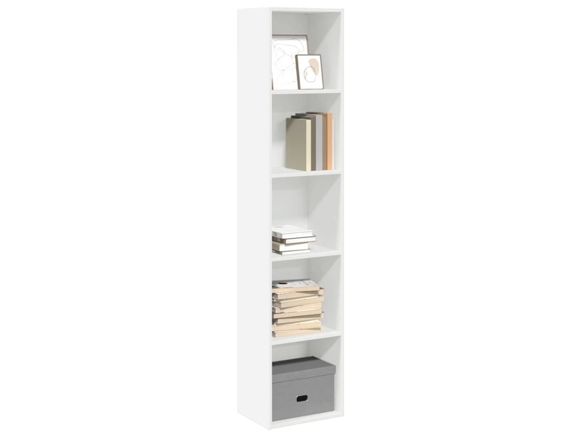 Vidaxl Estante 40x30x189 Cm Derivados De Madeira Branco