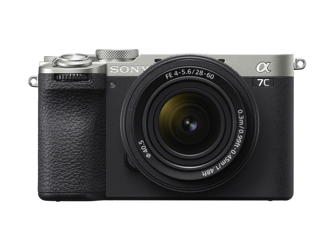 Máquina Fotográfica Mirrorless SONY Alpha a7C II (Prateado + FE 28-60mm f/4-5.6)
