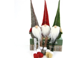 2026 3 Bonecos Suecos, Brinquedos de Pelúcia de Natal, Decoração Estilo Escandinavo, Figuras Pendentes para Prateleiras