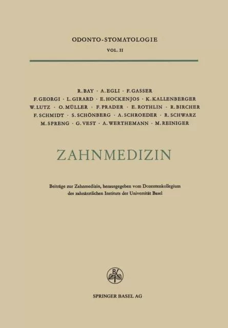 Livro Zahnmedizin De Prof Dr Med E Hockenjos (inglês)