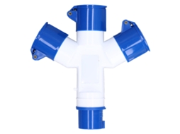 Conector Elétrico Impermeável De Tomada Industrial 3 Vias 16a Para Ambiente Interno E Externo Hr‑1013