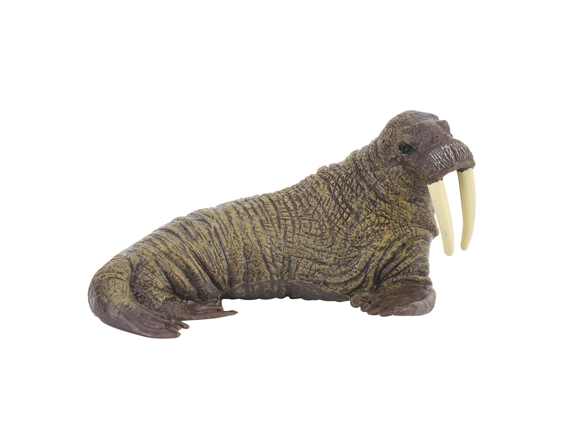 Walshlxq figura de Animal em Miniatura de Morsa e Foca Elefante Modelo Educativo Brinquedo Decoração para Casa Crianças