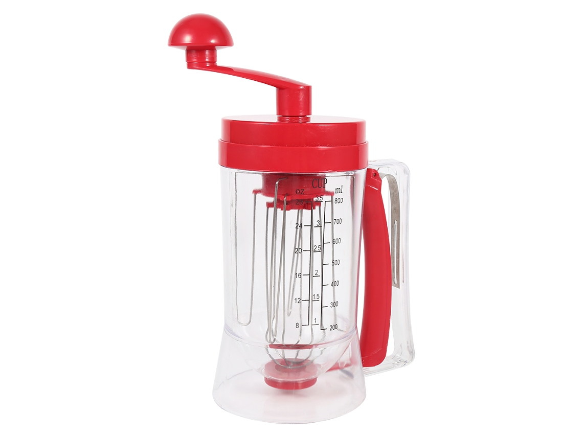 1 Peça Misturador E Dispensador De Panquecas Manual Portátil, Batedor De Ovos E Liquidificador Para Muffin Slowmoose
