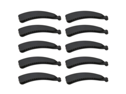 10 Peças De Pinça De Banana Preta Flexível Para Cabelo, Elegante E Segura, Acessório Para Rabo De Cavalo