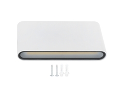 Lâmpada de Parede Led Cob 12w Alumínio Ip65 para Jardim