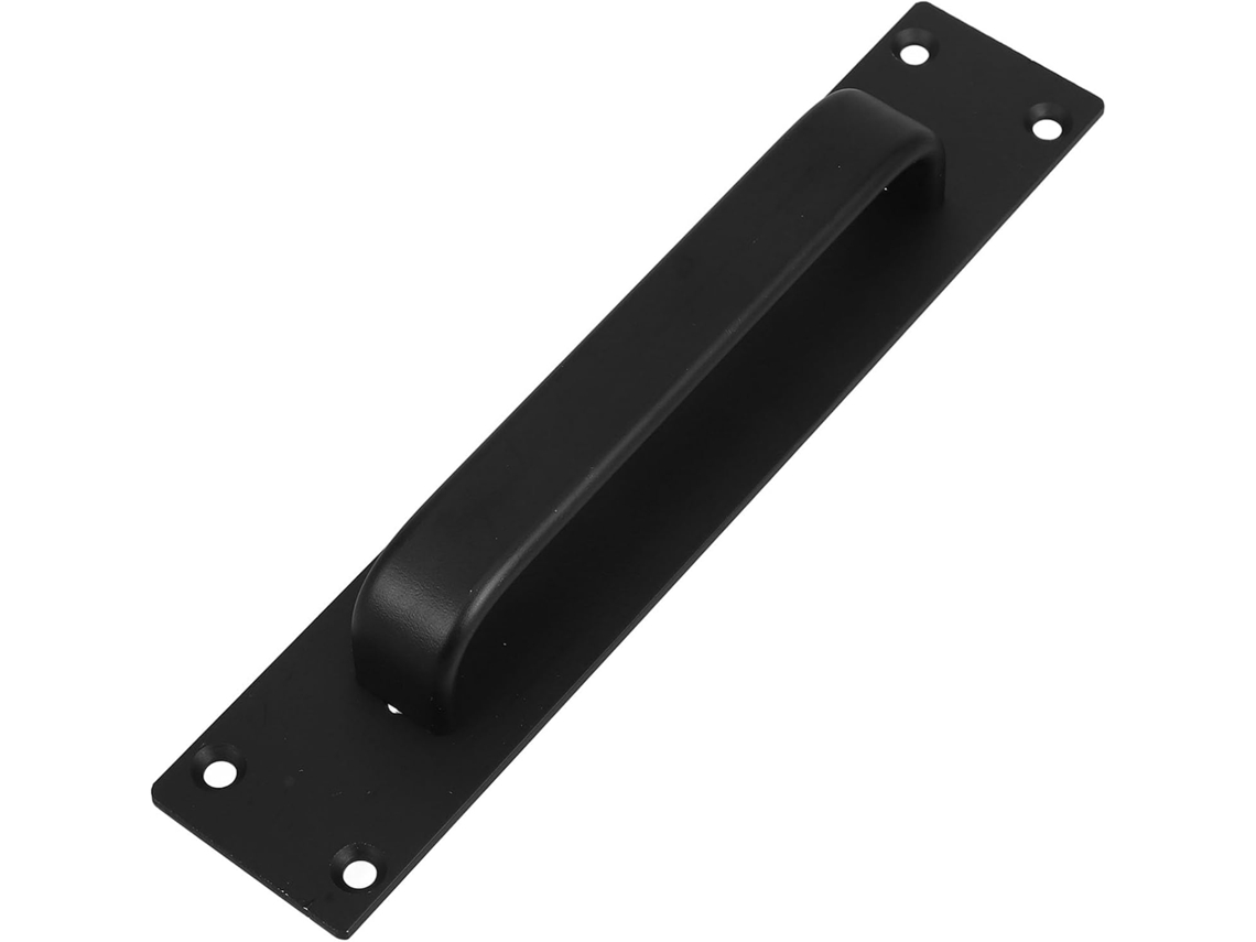 Puxador De Porta Shineofi Em Liga Alumínio Para Portão, Preto, Fácil Instalação, Aplicação Versátil