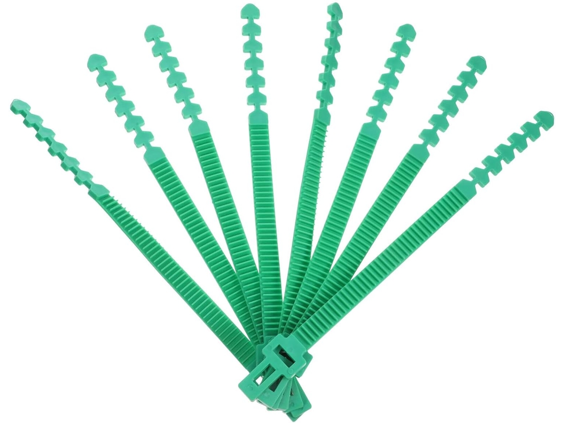 Conjunto De 8 Tiras De Suporte Ajustáveis Em Pe Para Árvores E Arbustos Em Jardins.