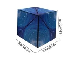 Primerox cubo Magnético de Blocos de Construção Puzzle para Aliviar Estresse Brinquedo Educativo
