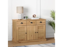 Aparador Vigo con Cajones 113x40x75 cm Madera Maciza de Pino