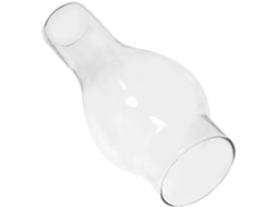 Abajur De Vidro Vintage Para Lamparina A Óleo, Chaminé Curta De 5,3 Cm