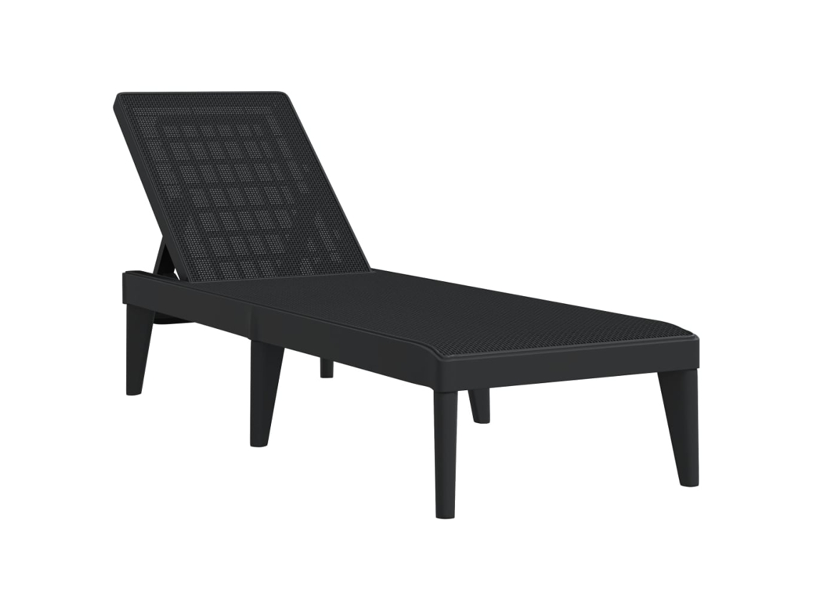 Maison Exclusive - Espreguiçadeira 186x60x29 Cm Pp Antracite