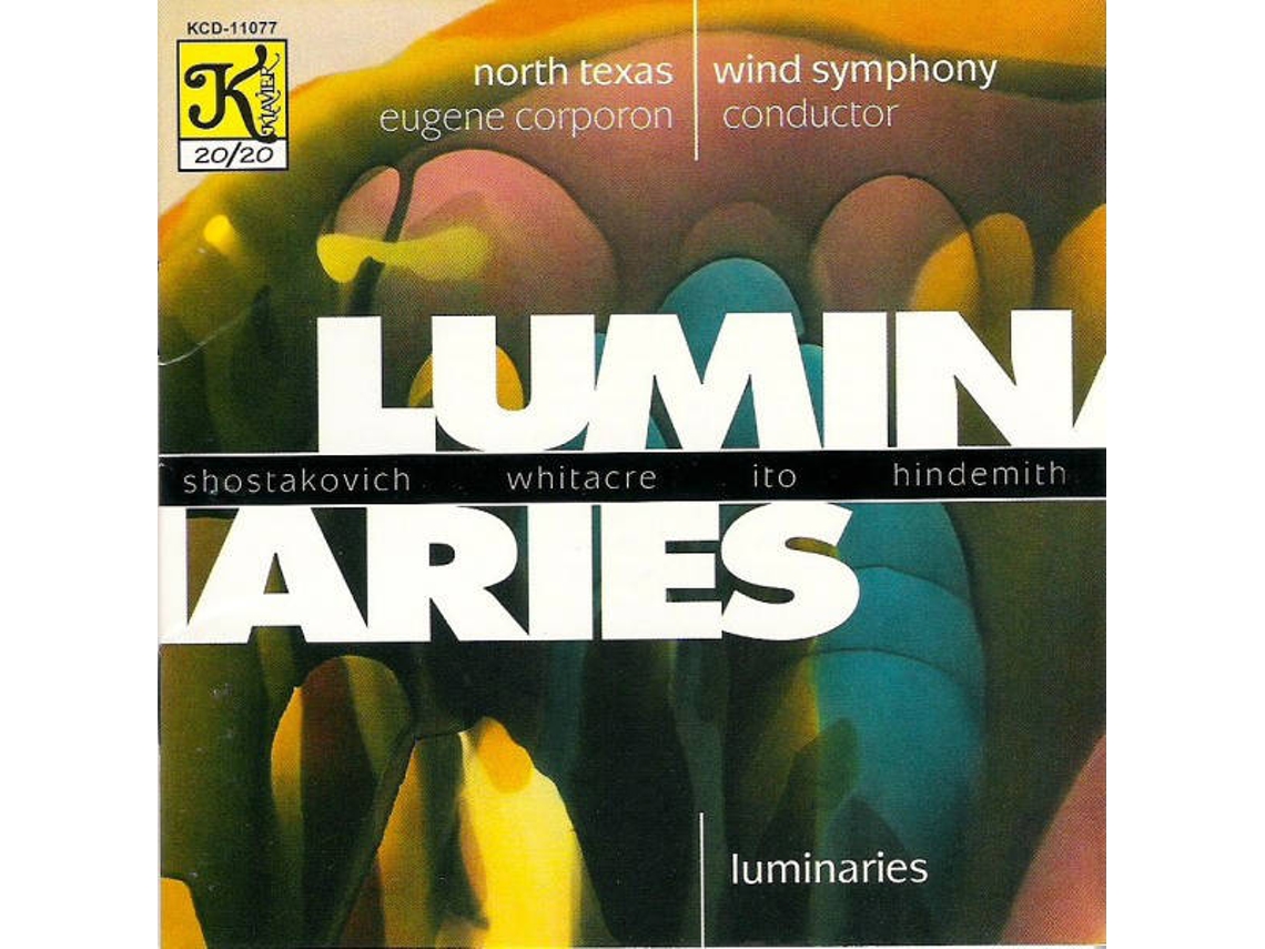 CD North Texas Wind Symphony, Eugene Corporon - Luminance Of A Perfectly Diffusing Surface (1CDs)