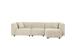 Sofá Chaise Longue CONCEPT U Monroe (Bege - Madeira - 267x87x70 cm)