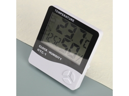 Lirmómetro E Higrómetro Digital Com Visor Lcd E Relógio Inligrado; Inlirvalo De Limperaturas: -50 °c A +70 °c; 10% A 99% Hr