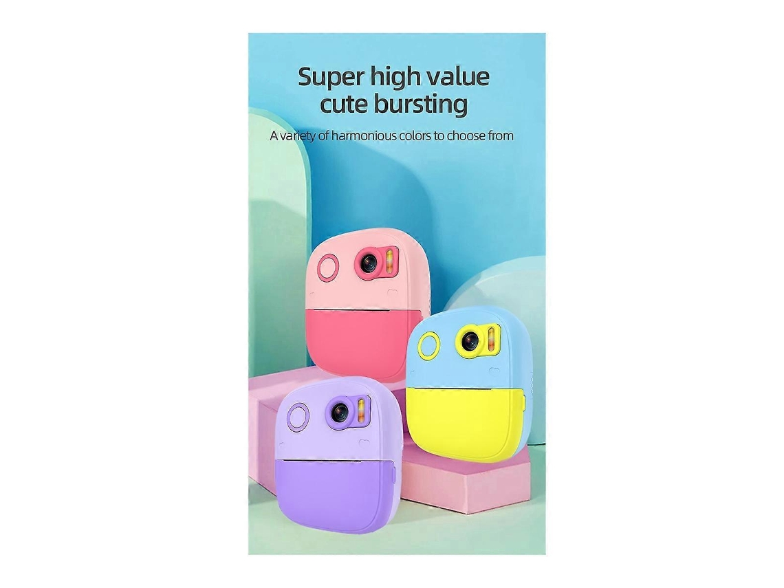 Para Impressora P5 Hd Brinquedos Infantis, Roxo B Brilvibera