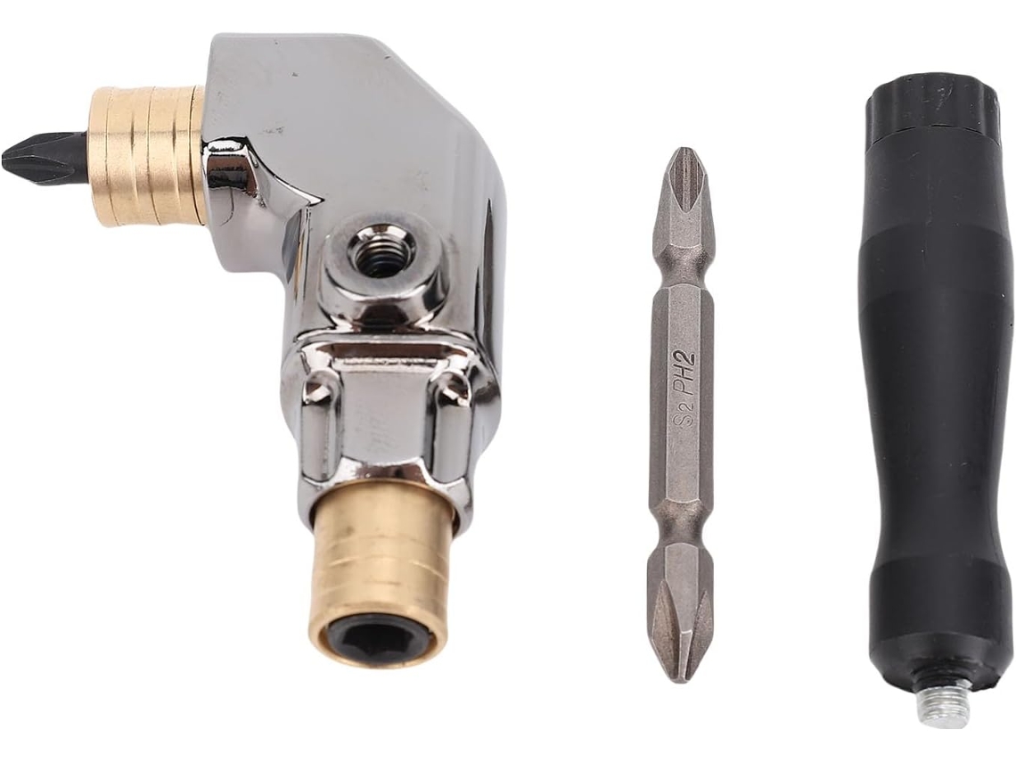 Conjunto De Acessórios Para Furadeira Ângulo Reto, Adaptador Canto 90