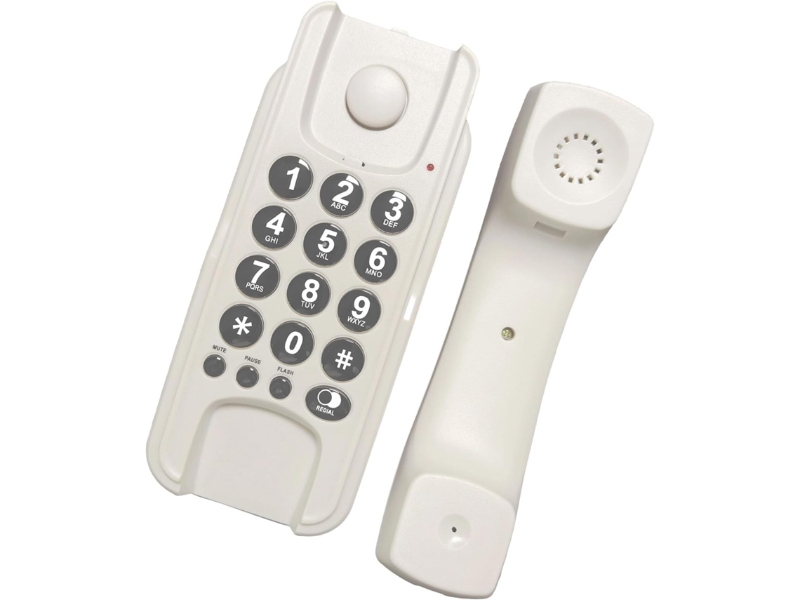 Telefone Residencial Com Fio, Branco