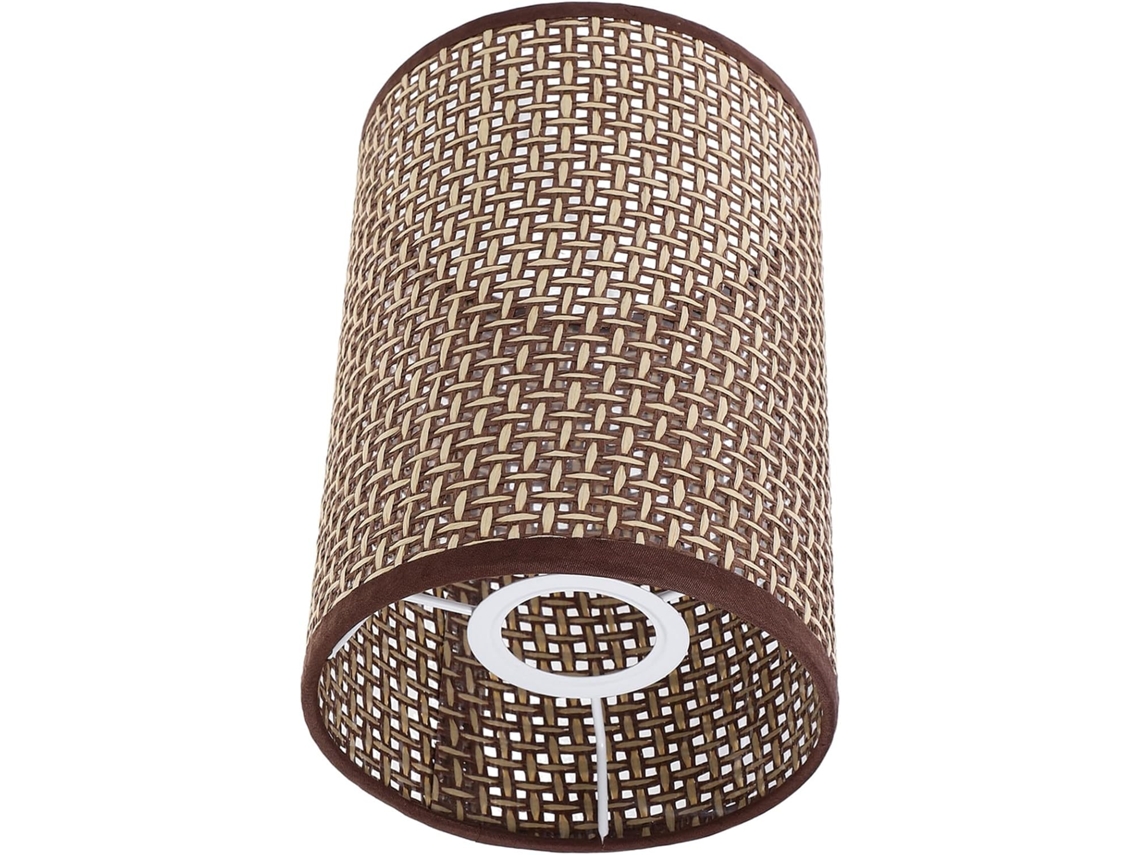 Rattan Natural Trançado E14e27, para Candeeiros de Mesa e de Pé, Adequado para Hotéis e Residências. SFUSHOS