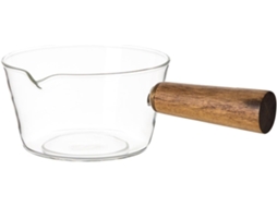 Panela De Leite Vidro Borossilicato 600ml Para Cozinhar E Aquecer Líquidos No Fogão
