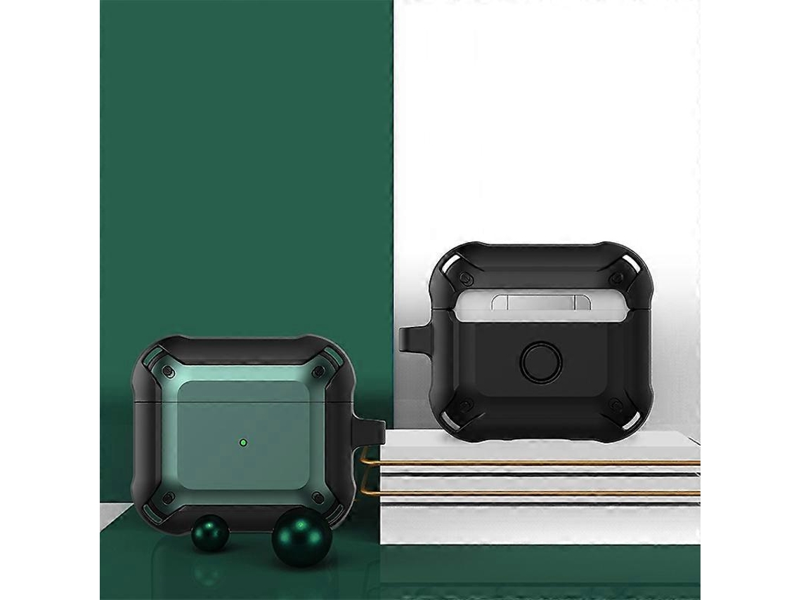 Capa Protetora Para Fones De Ouvido Armor Com Gancho Para Airpods 3