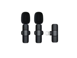 Microfone De Lapela Sem Fio Com Cancelamento Ruído Para Iphone Gks Aquaforge