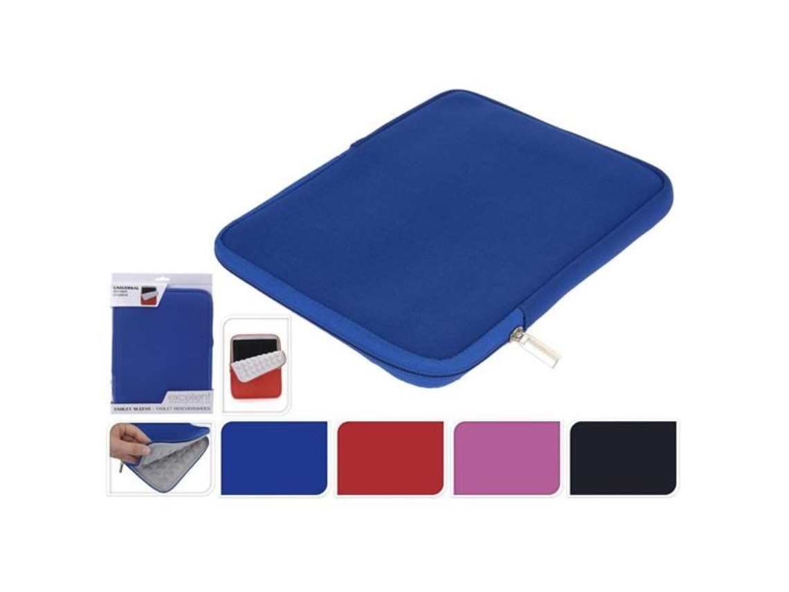 Funda tablet cremallera 27x22 cm blister