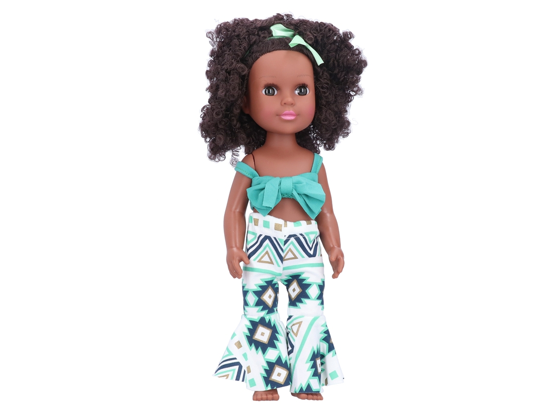 Mali boneca Bebê Reborn Simulada 35cm Cabelo Cacheado Brinquedo de Coleção Presente