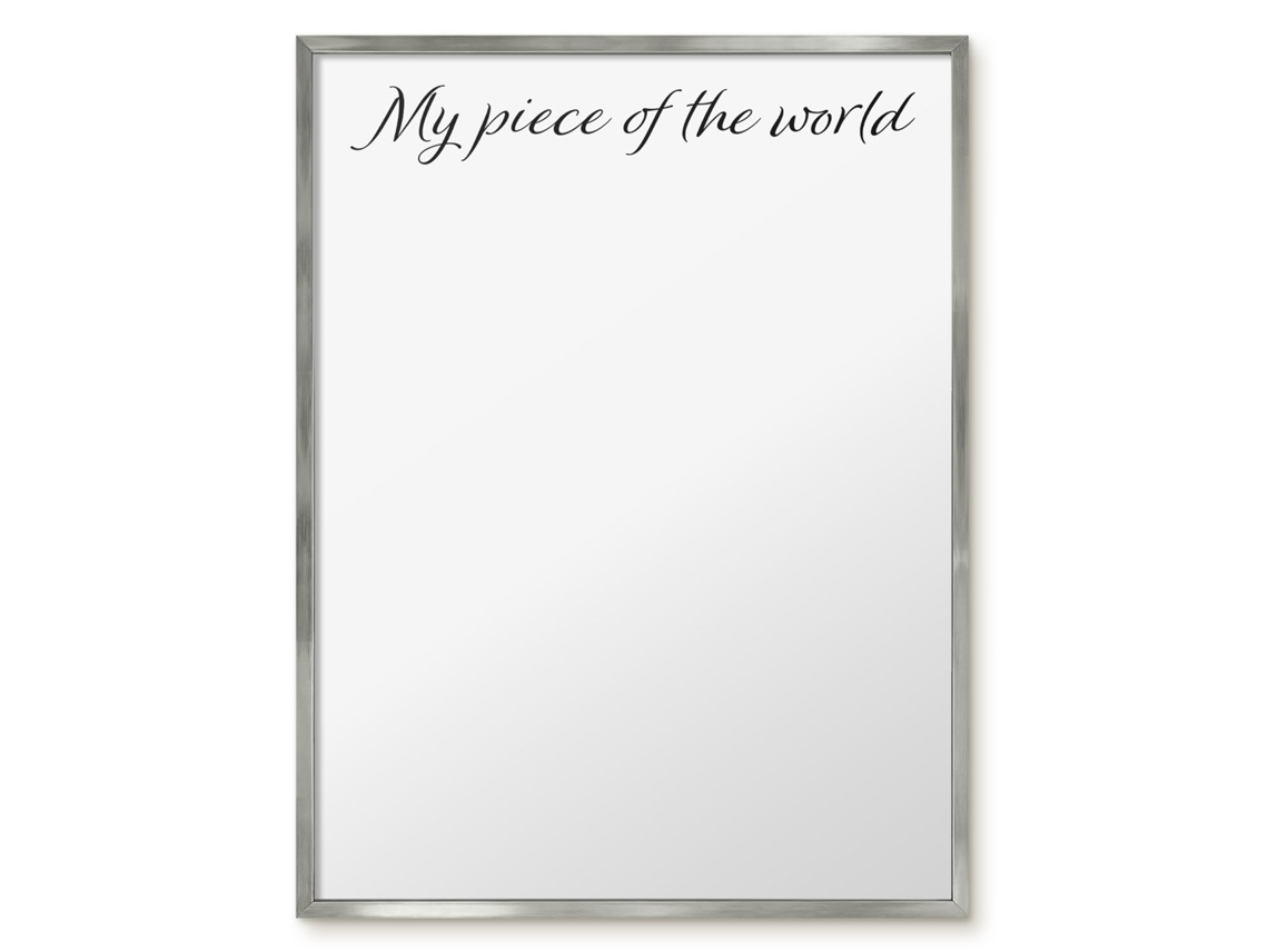 Magnetic Board My Piece Of The World For The Living Room Espelharte (60x80 Cm)