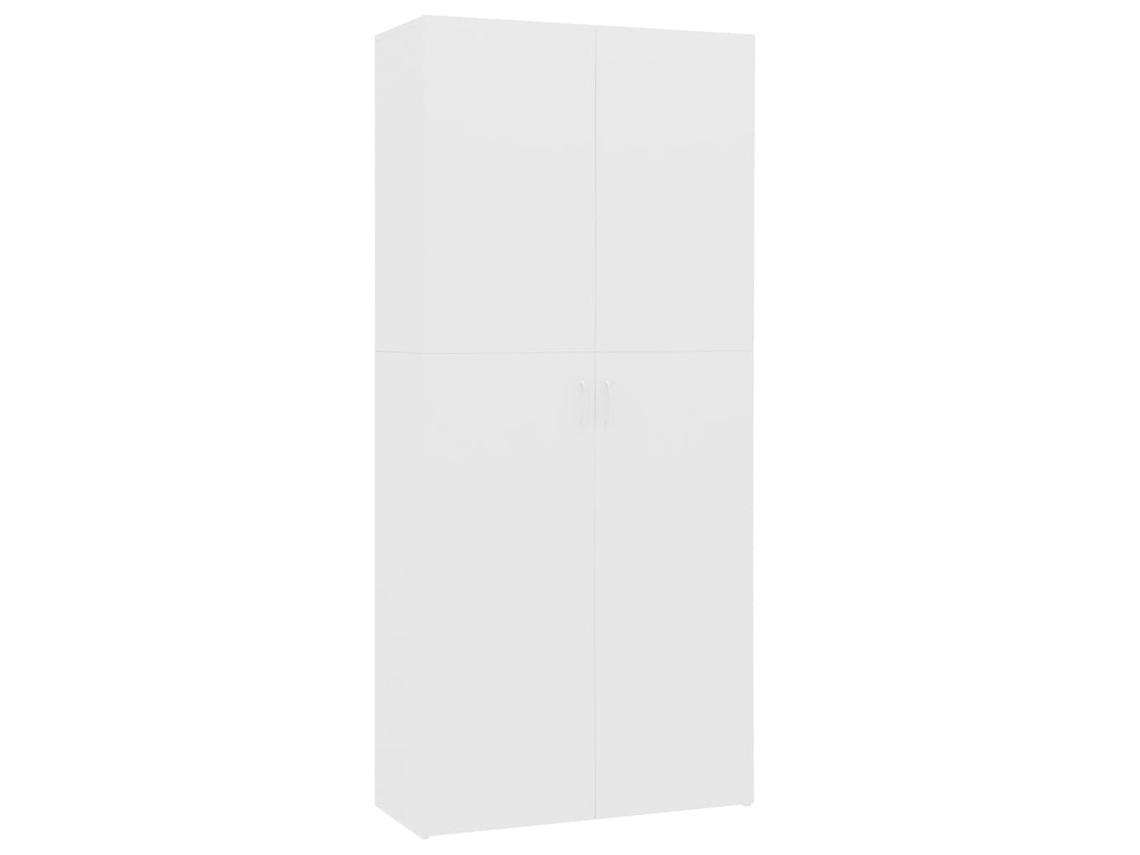 Sapateira VIDAXL Branco Madeira processada (80x35,5x180 cm)
