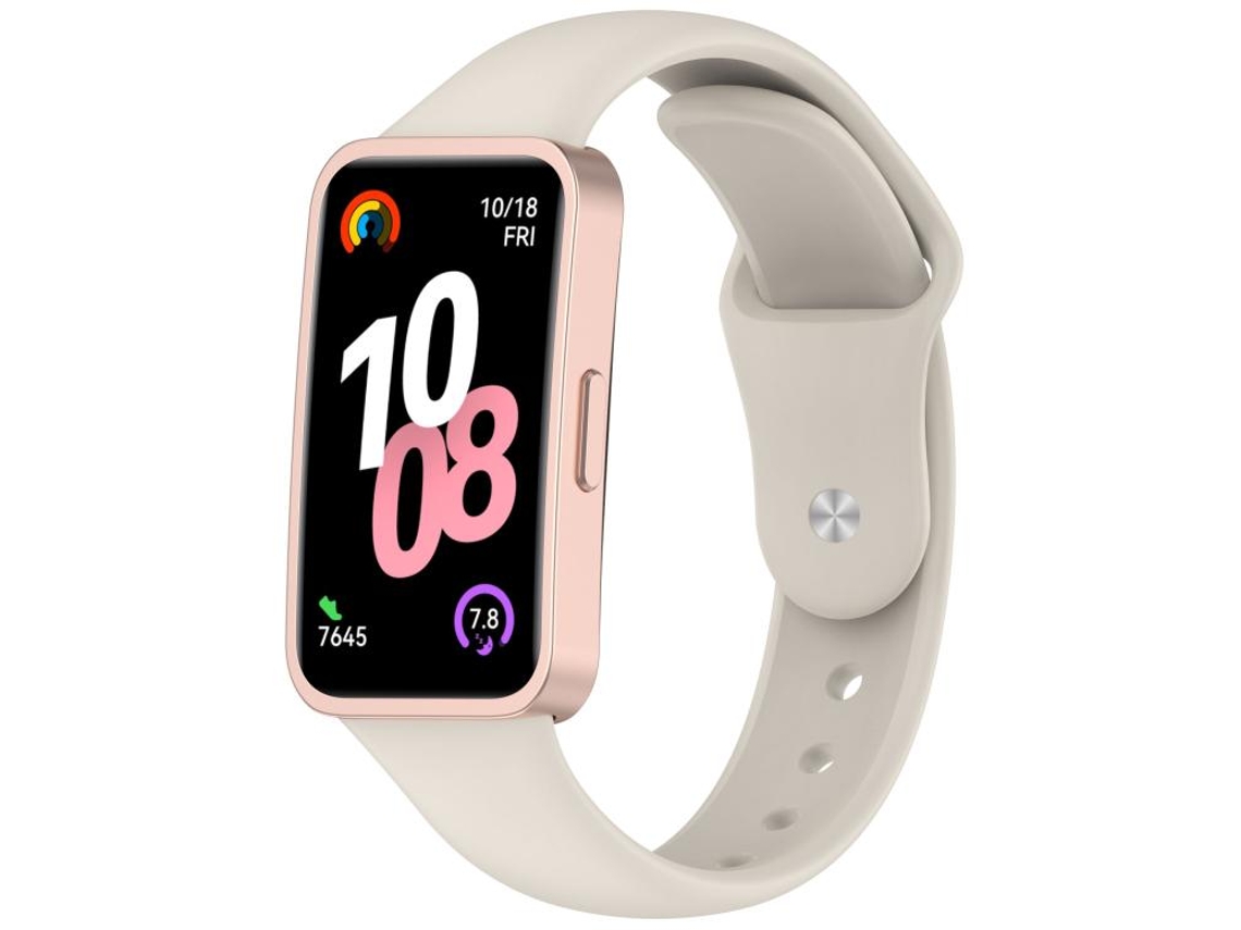 Bracelete para Huawei Band 10 / 9 / 8 Silicone Fivela Reversa Starlight XIAOMOYU