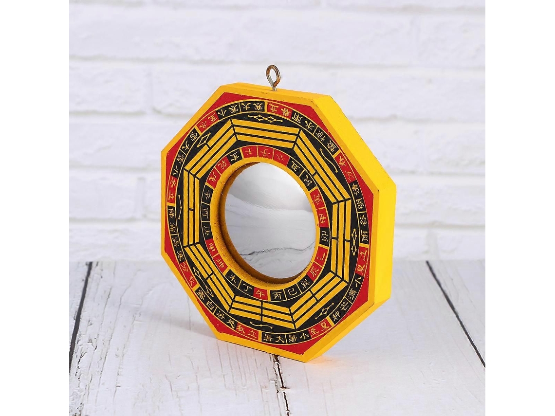 Kit Com 2 Espelhos Bagua De 4 Polegadas, Côncavo E Convexo, Para Decoração-sdcy