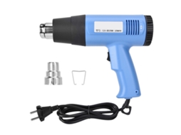 Laxiscreed Pistola De Calor Ajustável 1500w Até 650°c, Com 4 Bicos Para Trabalho Preciso