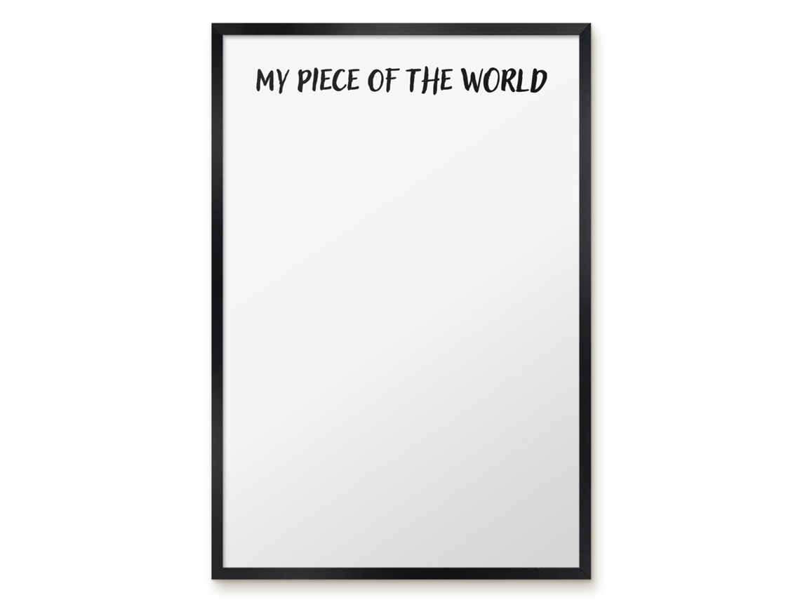 Magnetic Board My Piece Of The World For The Living Room Espelharte (40x60 Cm)