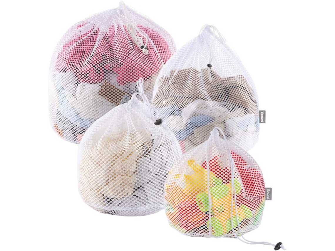 Sacos para roupa suja, pacote com 10 unidades, com zíper BRILVIBERA