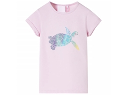 T-shirt Para Criança Cor Lilás 116