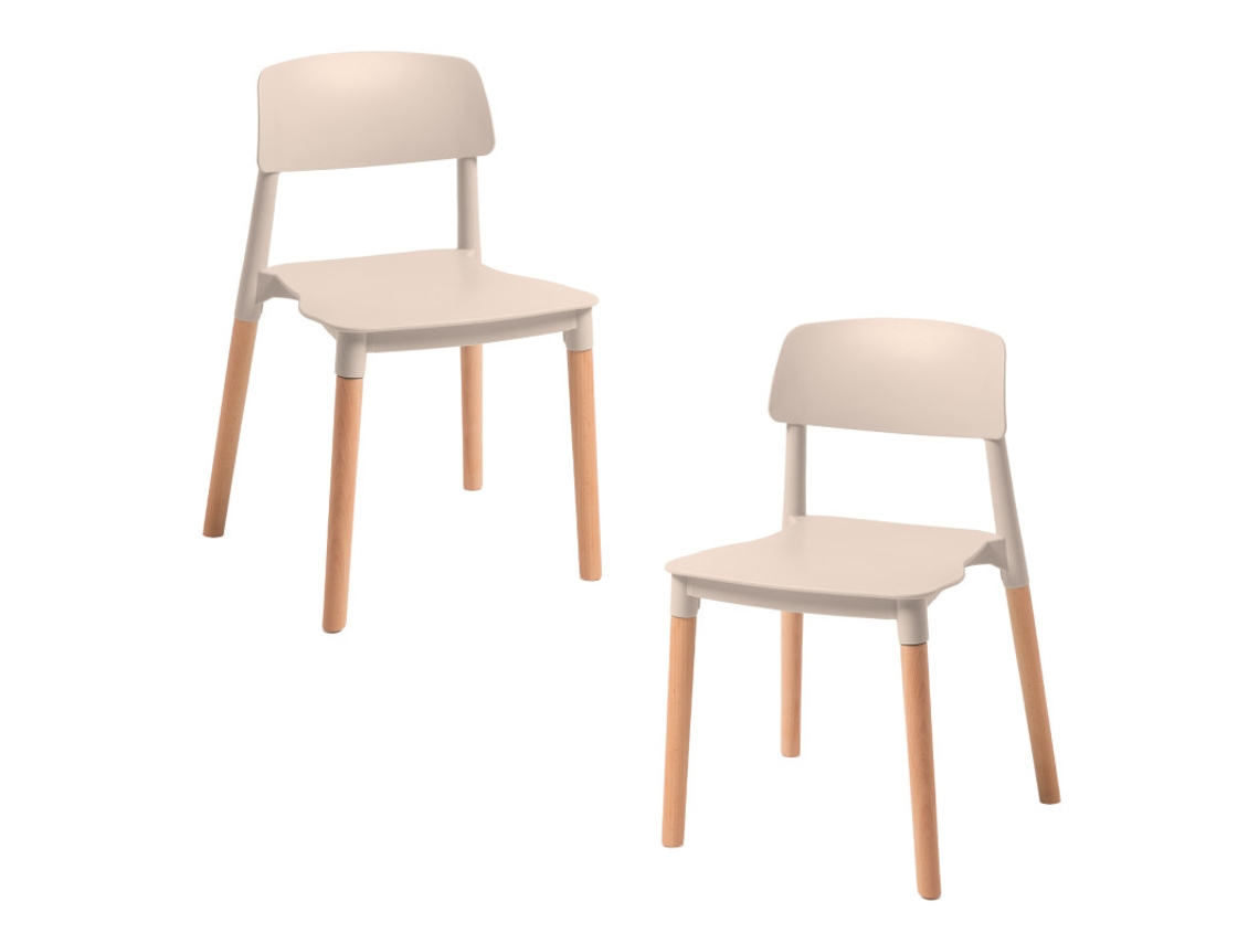 Pack 2 Cadeiras Estin - Beige
