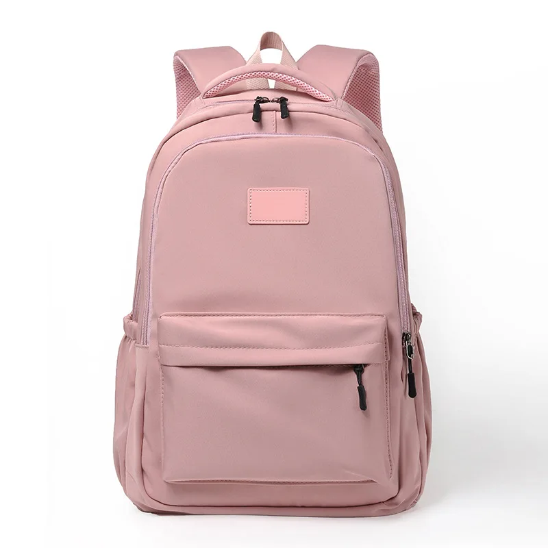 (9001-rosa) Mochila De Viagem Casual Unissex, Leve