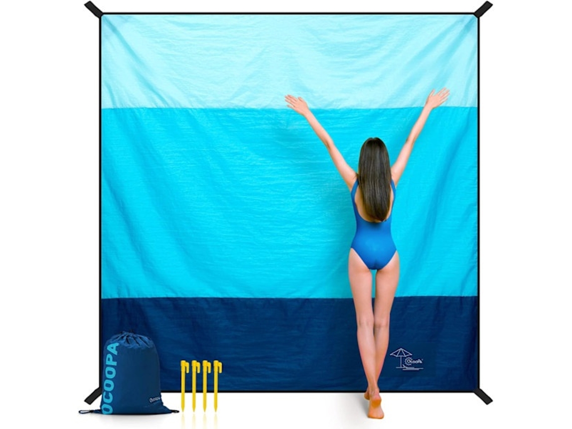 Lurelia Manta De Praia, Grande Ry 210 X 200 Cm, À Prova D'água E De Areia, Ideal Para Piqueniques, Viagens