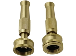 Pistola de irrigação para jardim em latão com rosca ajustável 3/4 e 1/2 S/MARCA