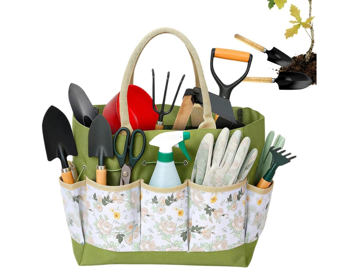 Bolsa Para Ferramentas De Jardinagem, Multicompartimentos, Em Tecido Oxford Resistente - Bolsa