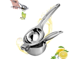 Espremedor De Limão, Espremedor Manual De Frutas Cítricas Em Metal Para Limões, Limas E Laranjas, Fácil De Usar, Prata Yu