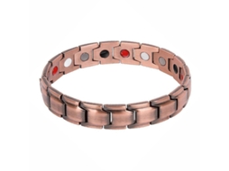 Pulseira De Cobre, Bracelete Magnética Para Casais, Unissex (bronze) Spqment